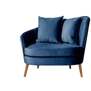 Max Winzer Sessel  Miranda ¦ blau ¦ Maße (cm): B: 106 H: 88