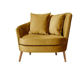Max Winzer Sessel Miranda - gelb - Materialmix - 106 cm - 88 cm | Möbel Kraft