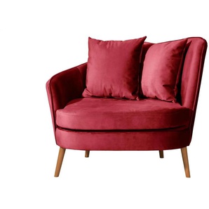 Max Winzer Sessel  Miranda ¦ rot ¦ Maße (cm): B: 106 H: 88