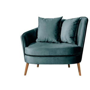 Max Winzer Sessel Miranda - türkis/petrol - Materialmix - 106 cm - 88 cm | Möbel Kraft