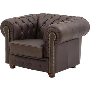 Max Winzer Sessel  Norwin ¦ braun ¦ Maße (cm): B: 110 H: 74
