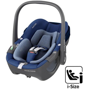 Maxi-Cosi Babyschale Pebble 360, Blau, Textil, 44x56x67 cm, ECE R 129 i-Size, abnehmbarer und waschbarer Bezug, ergonomischer Tragebügel, Gurtlängenverstellung, Sonnendach, integriertes Gurtsystem, schnell leicht im Auto montierbar, Seitenaufprallschutz,