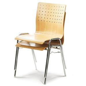 Mayer Sitzmöbel 2117 myARCADO - Stapelstuhl mit Gestell in chrom