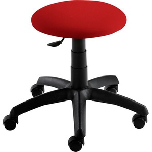 Arbeitshocker MAYER SITZMÖBEL myKENNY Hocker Gr. B/H/T: 60 cm x 39 cm x 55 cm, Polyester, rot Drehhocker Bürohocker Hocker