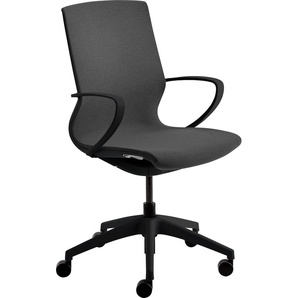 Bürostuhl MAYER SITZMÖBEL Stühle Gr. B/H/T: 65 cm x 106 cm x 64 cm, Polyester, grau (anthrazit, schwarz) Bürostuhl Drehstuhl Drehstühle Stühle myMORRIS