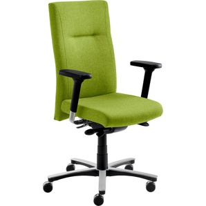 Bürostuhl MAYER SITZMÖBEL Stühle Gr. B/H/T: 71 cm x 119 cm x 62 cm, Polyester, grün (kiwigrün, alu) Bürostuhl Drehstuhl Drehstühle Stühle myNEW VISION XXL