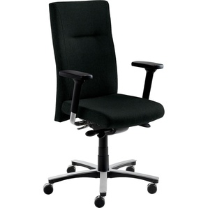 Bürostuhl MAYER SITZMÖBEL Stühle Gr. B/H/T: 71 cm x 119 cm x 62 cm, Polyester, schwarz (schwarz, alu) Bürostuhl Drehstuhl Drehstühle Stühle myNEW VISION XXL