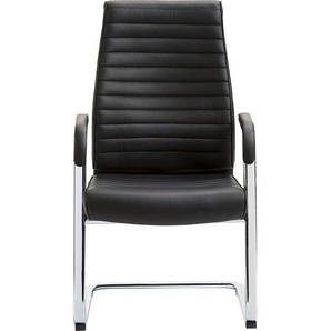 Mayer Sitzmöbel Freischwinger Schwingstuhl myDELUXE, Echtleder