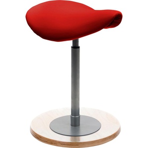Arbeitshocker MAYER SITZMÖBEL myERGOSIT Hocker Gr. B/H/T: 40 cm x 55 cm x 38 cm, Polyester, rot Barhocker Drehhocker Bürohocker Hocker