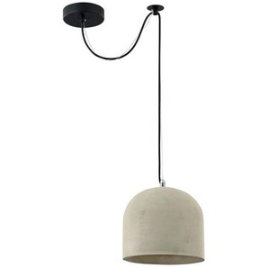 Maytoni Pendelleuchte Loft, Grau, Schwarz, Metall, Stein, zylindrisch,zylindrisch, 18 cm, CE, beliebig kürzbar, gleichmäßige Lichtverteilung, Lampen &