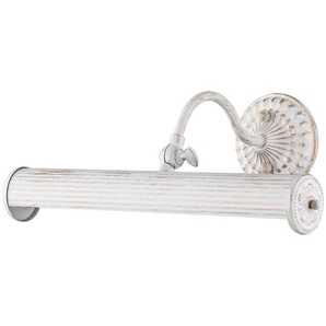 Maytoni Spiegelleuchte, Weiß, Metall, 35.9x12.2x21.2 cm, schwenkbar, Lampen & Leuchten, Innenbeleuchtung, Wandleuchten, Spiegelleuchten