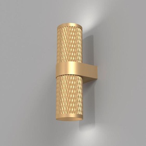 Maytoni Wandleuchte, Gold, Metall, rechteckig,rechteckig, 6.5x21.7 cm, CE, gleichmäßige Lichtverteilung, Lampen & Leuchten, Innenbeleuchtung, Wandleuchten
