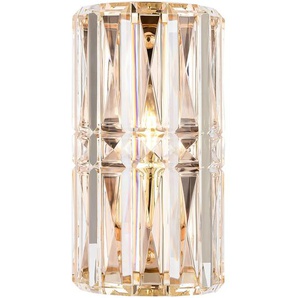 Maytoni Wandleuchte, Gold, Metall, Glas, 13x25x10 cm, CE, gleichmäßige Lichtverteilung, Lampen & Leuchten, Innenbeleuchtung, Spots & Strahler,