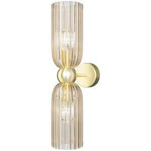 Maytoni Wandleuchte, Gold, Metall, Glas, 18x43.5x10 cm, CE, gleichmäßige Lichtverteilung, Lampen & Leuchten, Innenbeleuchtung, Spots & Strahler, Wandstrahler