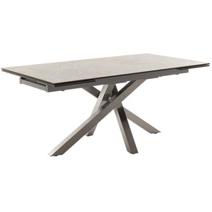 MCA Alimiros Auszugtisch Edelstahl/Keramik 180x95(260) cm