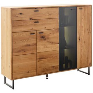 MCA Arezzo Highboard Holzwerkstoff/Anthrazit