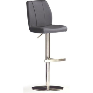 MCA furniture Bistrostuhl BARBECOOL, mit Rückenlehne,Bodenplatte rund, 360° drehbar, Sitzhöhe von 56-81 cm