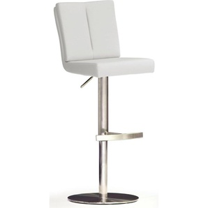 MCA furniture Bistrostuhl BARBECOOL, mit Rückenlehne, Bodenplatte rund, 180°drehbar, Sitzhöhe von 56-81 cm