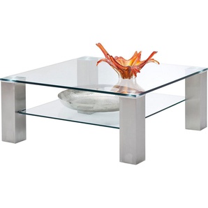 MCA furniture Couchtisch Asta, Glastisch mit Sicherheitsglas, belastbar bis 20 kg