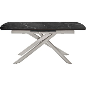 MCA furniture Esstisch »VANINO Auszugtisch 180-230 cm marmoriert«, (1 St.), Keramik,Edelstahl,Synchronauszug,ausziehbar,8-10 Personen