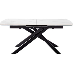MCA furniture Esstisch »VANINO Auszugtisch 180-230 cm marmoriert«, (1 St.), Keramik,Metall,Synchronauszug,ausziehbar,8-10 Personen