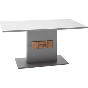 MCA furniture Esstisch Zadar, Arktis Grau, Tisch 160 cm breit FSC Zertifiziert