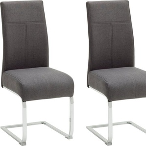 MCA furniture Esszimmerstuhl Foshan (Set, 2 St), Stoffbezug Aqua Resistant, Stuhl mit Taschenfederkern, bis 120 Kg