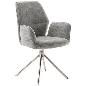 MCA furniture Esszimmerstuhl GREYTON, (2er-Set), drehbar 180°, Belastbarkeit 120 kg, Sitzhöhe ca. 50 cm