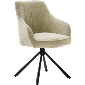MCA furniture Esszimmerstuhl KASAMA, (2er-Set), 180° drehbar, Belastbarkeit120 kg, Sitzhöhe ca. 51 cm