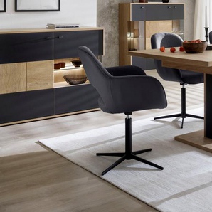 MCA furniture Esszimmerstuhl Melrose (Set, 2 St), Stuhl 360°drehbar mit Nivellierung