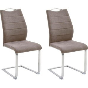 MCA furniture Freischwinger Ferrera (Set, 2 St), (2er-Set), Komfortsitzhöhe von ca. 48 cm, Schwingstühle mit Griff