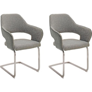 MCA furniture Freischwinger NEWCASTEL (Set, 2 St), Stuhl belastbar bis 120 Kg
