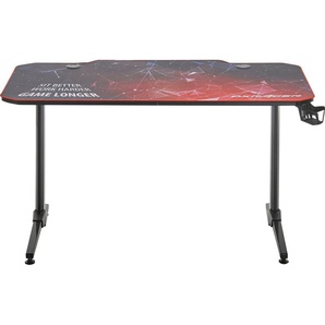 MCA furniture Gamingtisch DX Racer, Schwarz mit new Style Mousepad DX Racer V12, Breite 140 cm