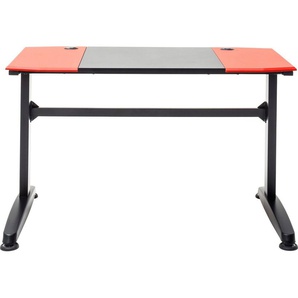 MCA furniture Gamingtisch mcRacing, Game Desk mcRacing, Schwarz-Rot-Schwarz