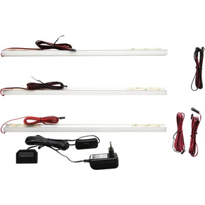 MCA furniture LED-Leuchtmittel MONIZ 3er Set LED Glaskantenbeleuchtung 45 cm, 1 St., Farbwechsler, 3er Set,Farbwechsel,Glasbodenbeleuchtung,Schrankbeleuchtung, LED