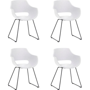 MCA furniture Schalenstuhl Rockville (Set, 4 St), 4er-Set, Kufe, Kunststoff, Belastbarkeit 120 kg, Sitzhöhe ca. 46 cm