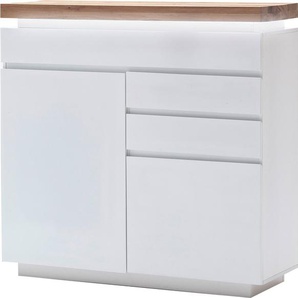 MCA furniture Sideboard Romina, mit LED Beleuchtung weiß dimmbar, inkl. Fernbedienung