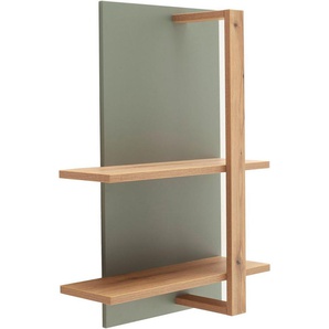 MCA furniture Wandregal Moniz Wandregal, Regal,Wandregal,2 Böden, Eiche, Salbeigrün, Höhe 96 cm, Made in Europe