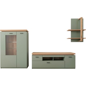 MCA furniture Wohnwand MONIZ Wohnkomination 2, (Komplett-Set, 3-St), Türen/ Schubkästen gedämpft