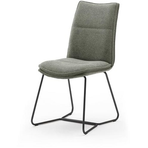 MCA Hampton Kufenstuhl Metall/Stoffbezug