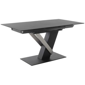 MCA Massaro Ausziehtisch Edelstahl/Keramik 160/210x90 cm