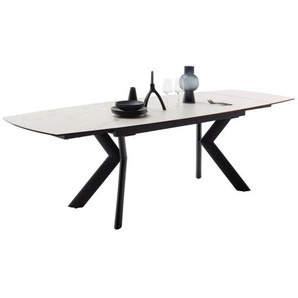 MCA Ossana Auszugtisch Metall/Keramik 180x100(200) cm
