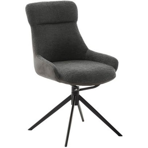 MCA PELION 4 Fuß Stuhl Stahl/Stoffbezug 360° drehbar