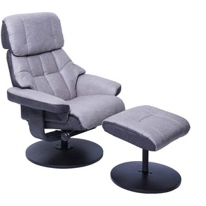 MCA Relaxsessel HWC-F21, Fernsehsessel Hocker, Stoff/Textil 110kg belastbar ~ Variantenangebot 69309