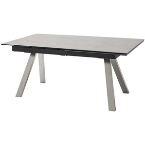 MCA Tobago Ausziehtisch Edelstahl/Keramik 180/260x95 cm