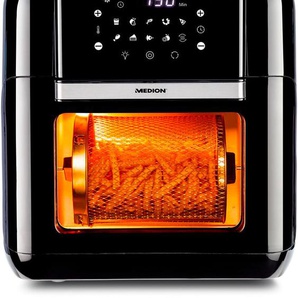 MEDION Heissluftfritteuse MD 10072 Fritteusen schwarz Heißluftfritteusen