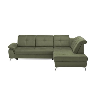 medium Ecksofa  Planova II ¦ grün ¦ Maße (cm): B: 282 H: 114 T: 241.0