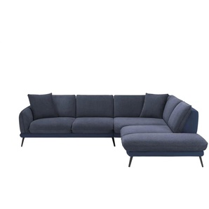 medium Ecksofa  Romance ¦ blau ¦ Maße (cm): B: 310 H: 86 T: 253.0