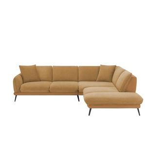 medium Ecksofa  Romance ¦ gelb ¦ Maße (cm): B: 310 H: 86 T: 253.0