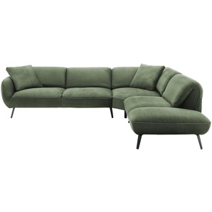 pop Ecksofa Ventus ¦ grün ¦ Maße (cm): B: 304